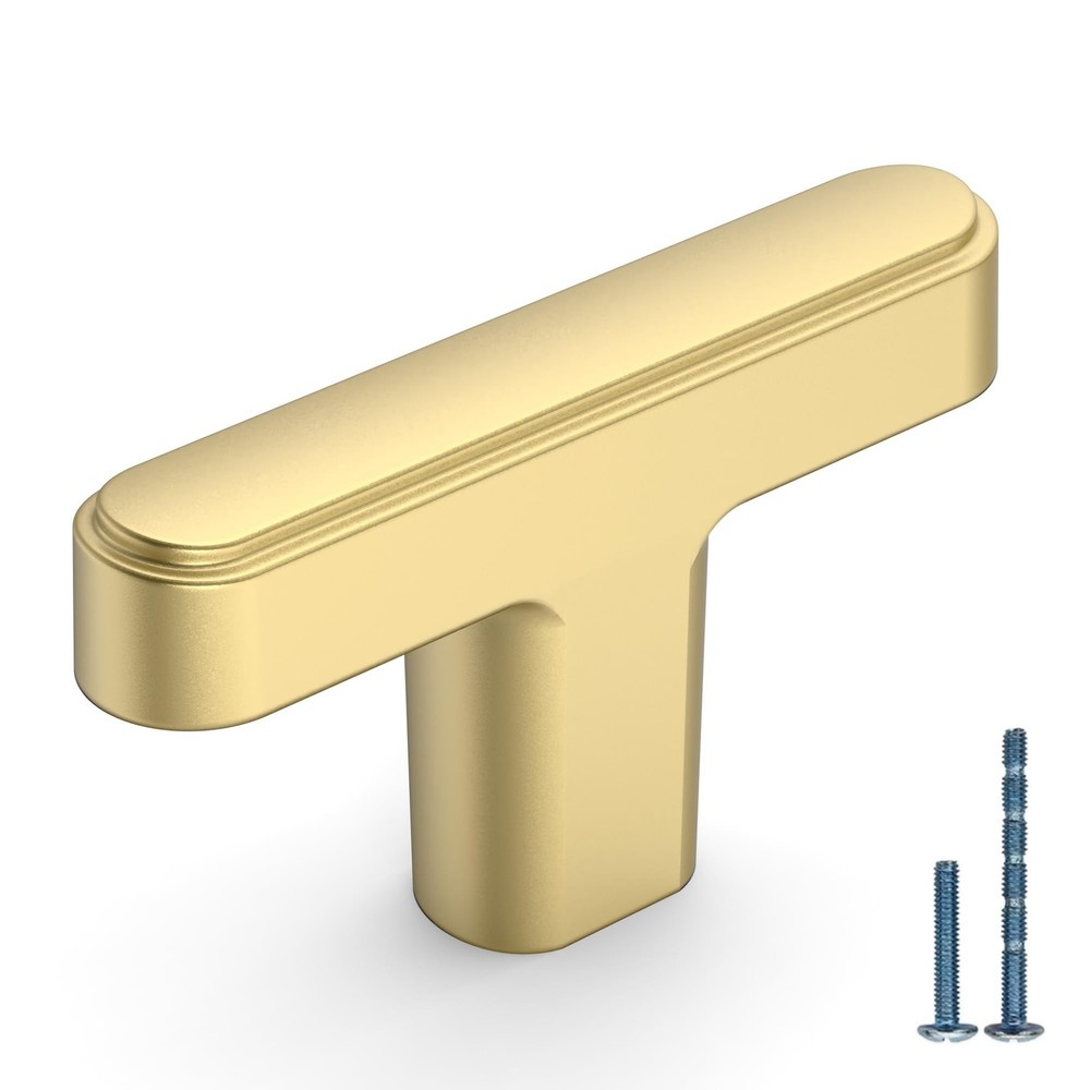 10 Pack Kitchen Cabinet Knobs Brushed Gold Dresser Knobs Drawer Knobs Kitchen...