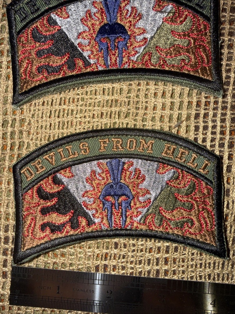 French Foreign Legion Devils From Hell Commando Afgan War Patch