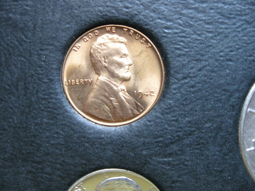 1942 P US Silver Mint Set Brilliant Uncirculated!