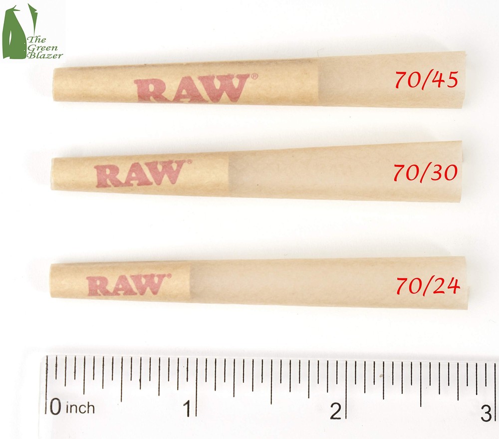 RAW Cones Single Size 70/30 Dogwalker: 100 Pack