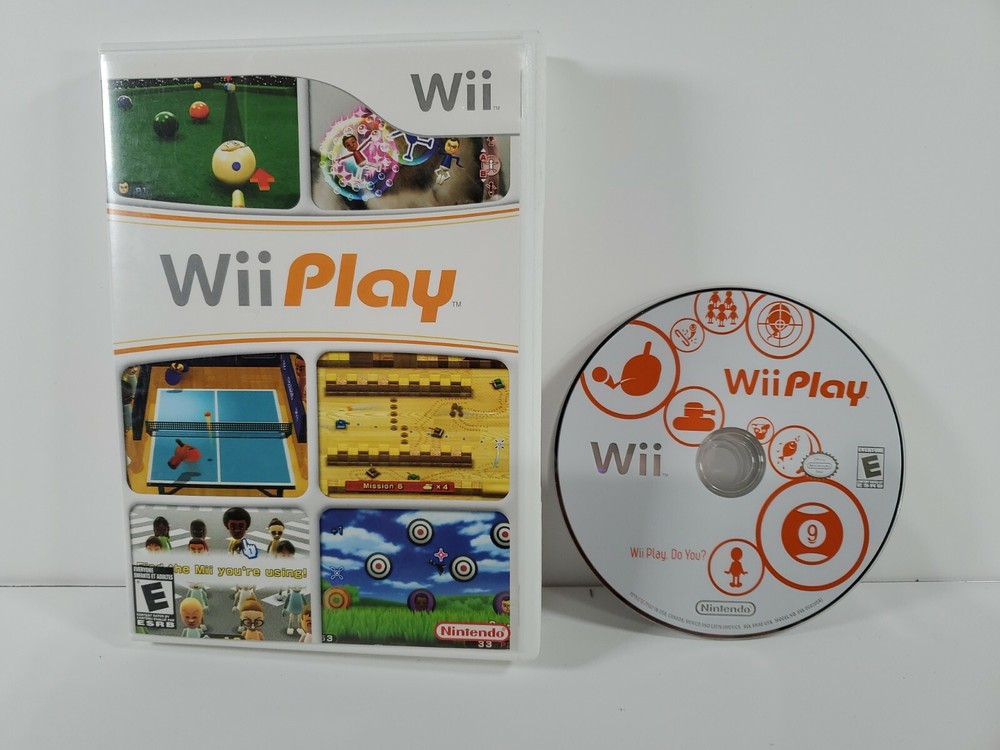 Nintendo Wii Play Disc & Case Only