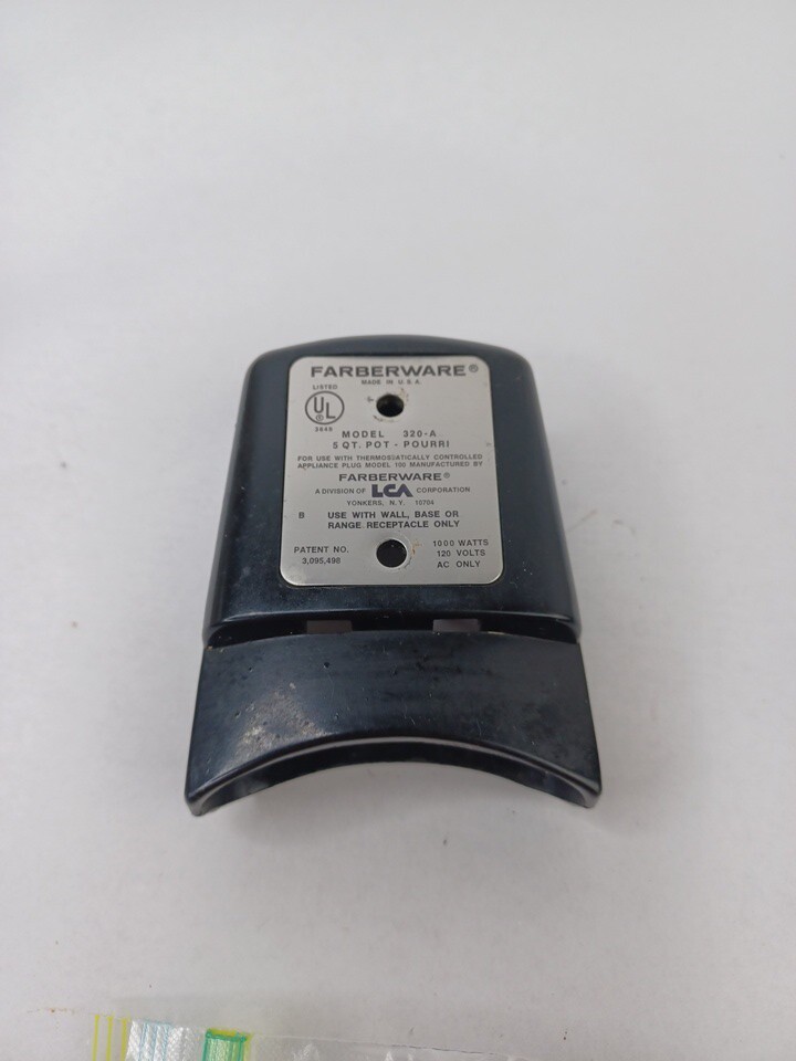 Farberware Pot-Pourri 320-A Heating Element Cover Plate Replacement Part