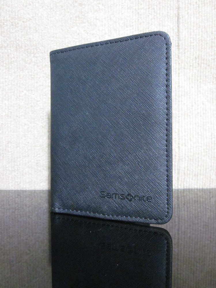Samsonite Black Wallet Credit Card Holder Slim Design RFiD Blocking