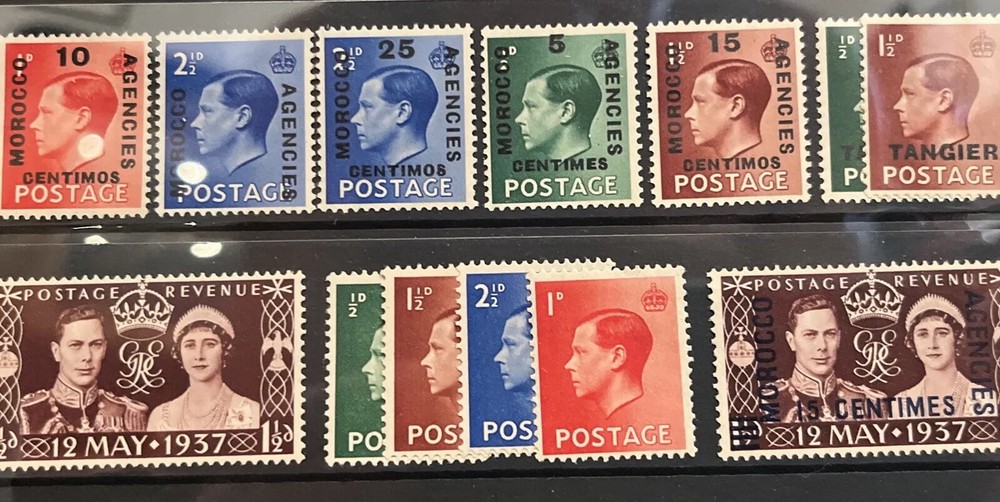 MOROCCO AGENCIES BRITISH POST OFFICES MINT COLLECTION