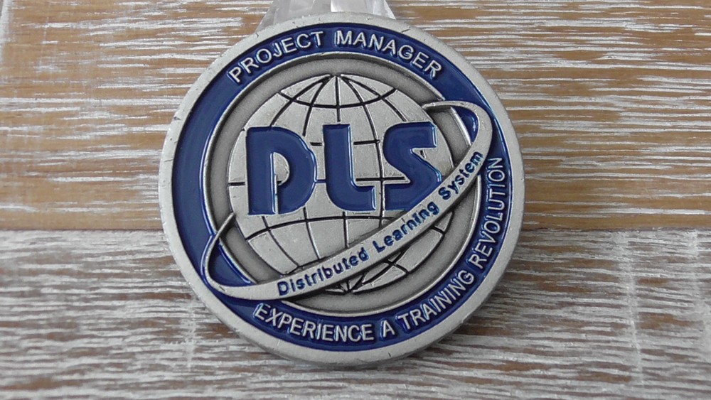 US Army DLS Distributed Learning System Challenge Coin #A952