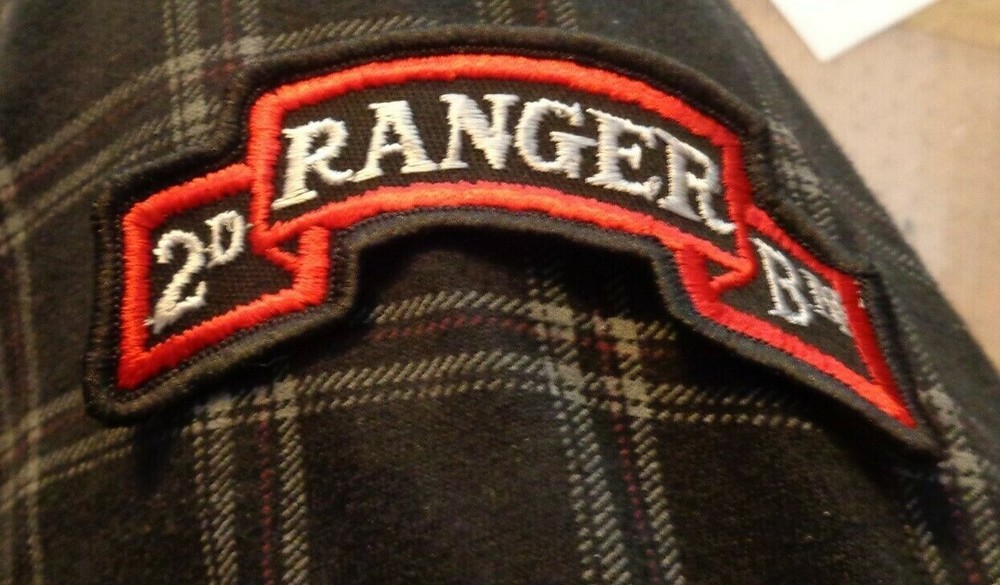 2ND  BATTALION   75TH  RANGER REGIMENT  SCROLL PATCH ,