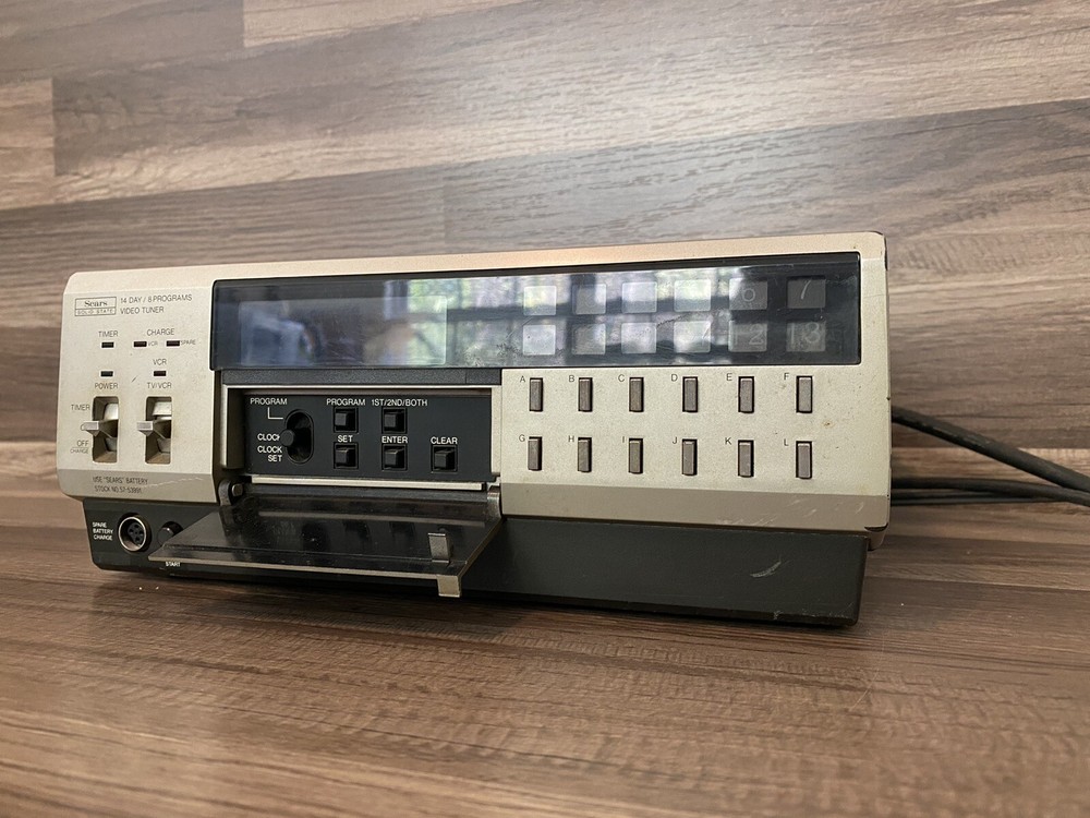 Sears Solid State 14 Day / 8 Program Video Tuner 57-53991 Vintage (Fully Tested)