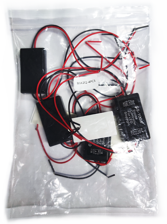 4 PCS Flash Strobe Controller Box Flasher Module for LED Brake Tail Stop Light