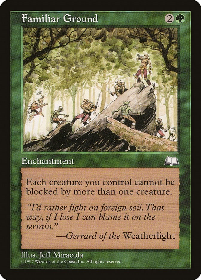 Familiar Ground Weatherlight N/A MTG MP