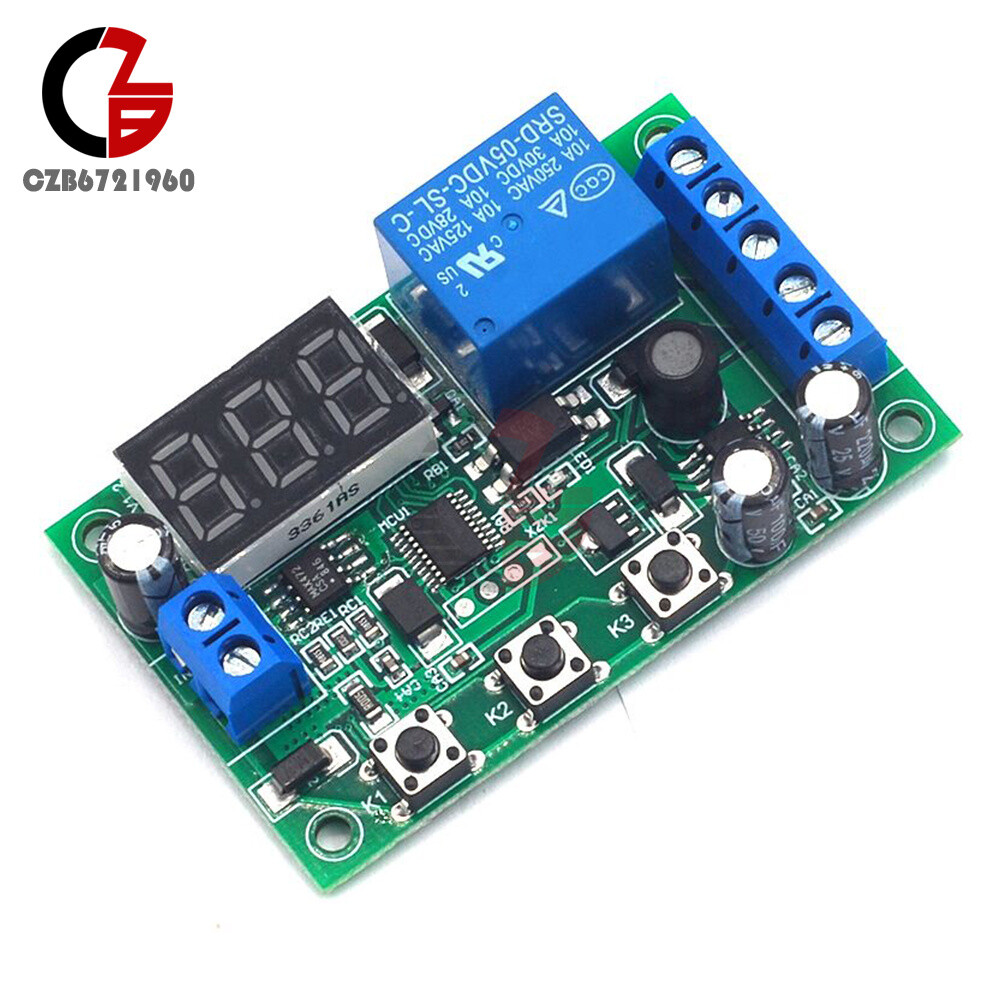 12V 0-10A DC Current Detection Module Current Sensing Detect Delay Relay Control