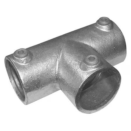 Structural Pipe Fitting, Tee, Cast Iron, 2 In Pipe Size, 50000 Lb Tensile