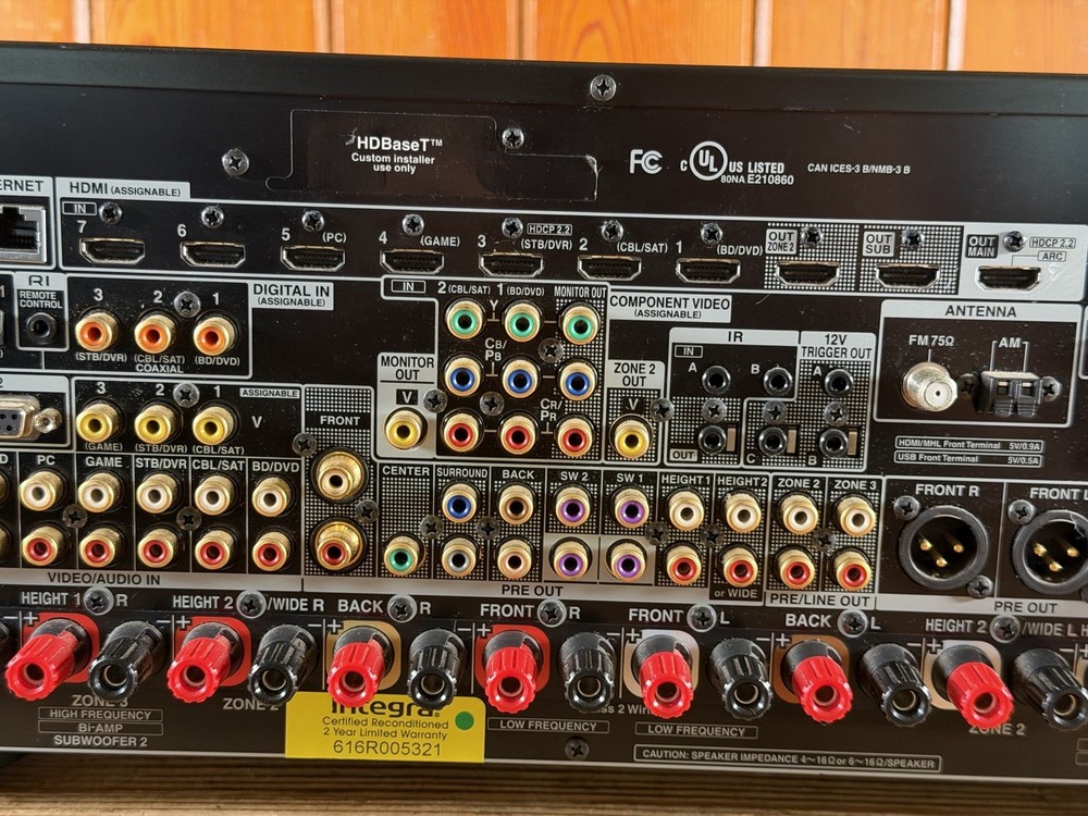 Integra 9.2-Channel Network A/V Receiver Model #DTR-60.6 - Bundle W/ Remote