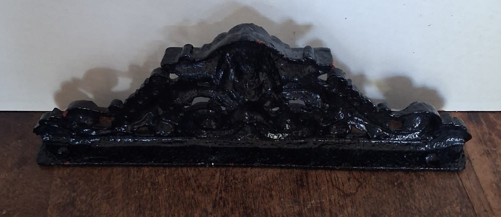 Victorian Cast Iron Pediment Header