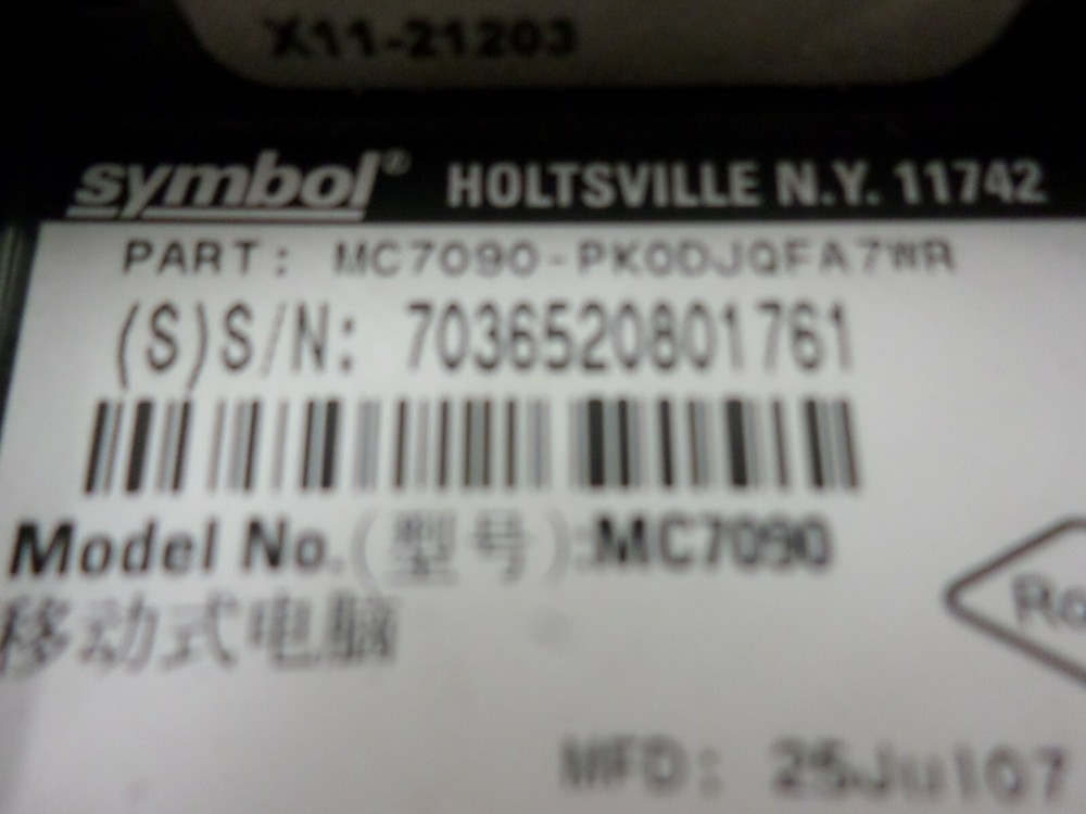 Symbol N410 Portable Barcode Scanner Mobile Computer W/O Battery Pack MC7090