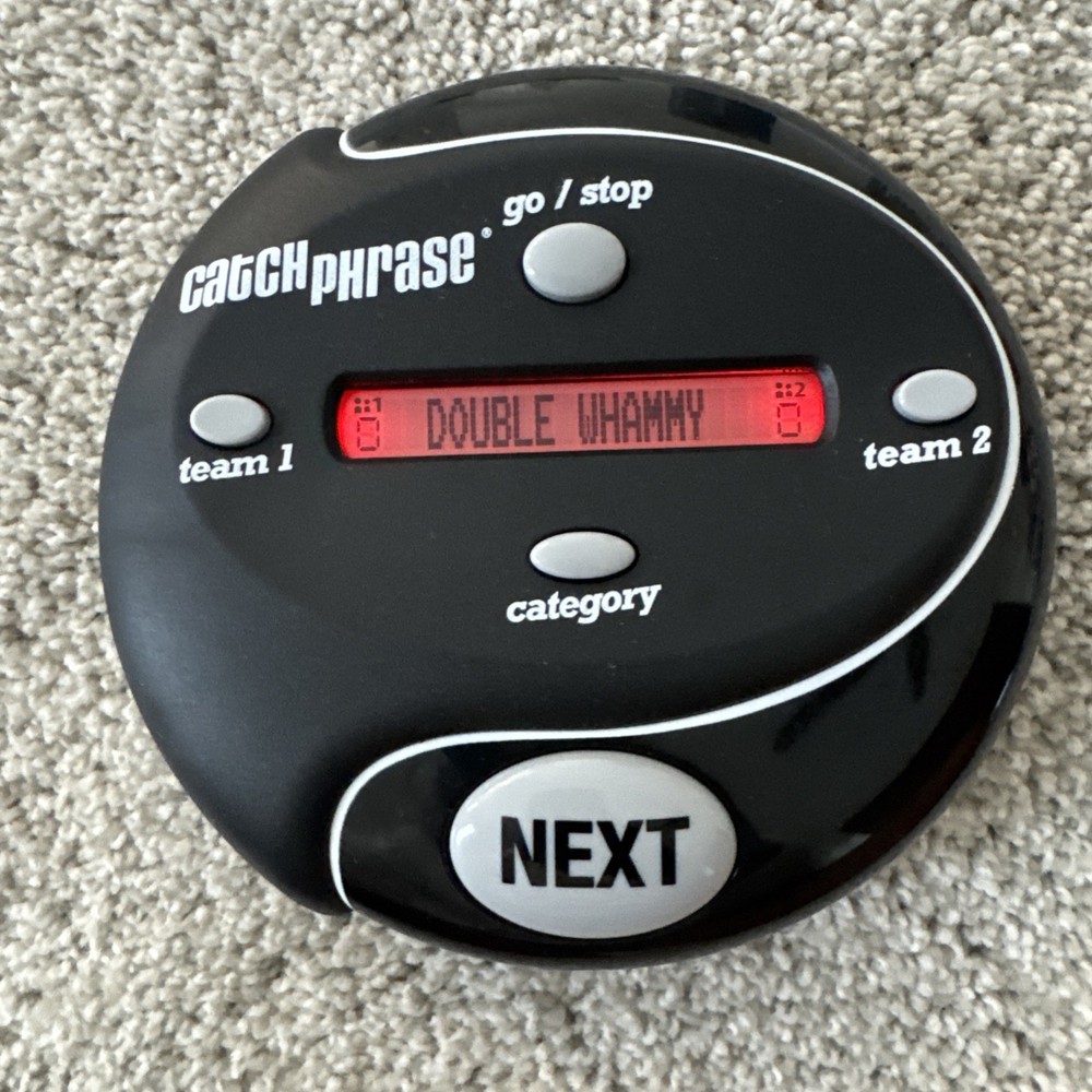 Hasbro Catch Phrase 5000 Words Handheld Electronic Game 2016 Black