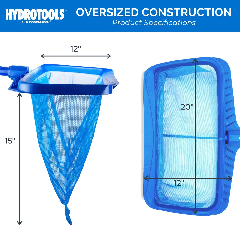 Swimline Hydro Tools Professional Heavy Duty Deep Bag Pool Net (Open Box)