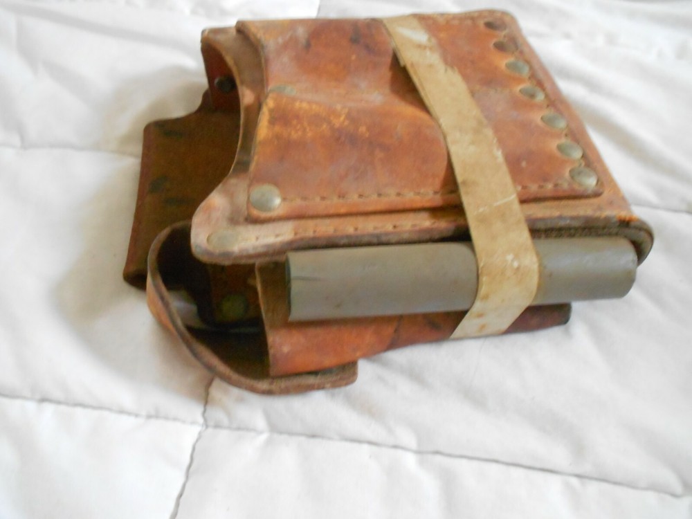 Vintage Klein Buhrke Lineman Tool pouch