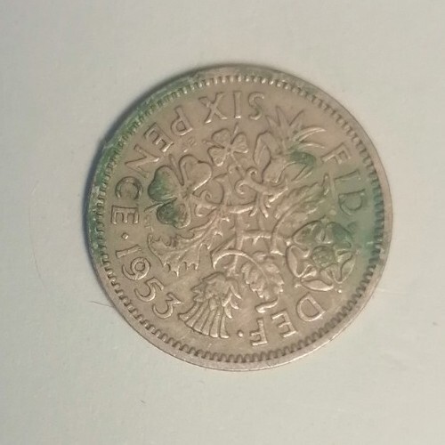 1953 6 Pence Coin