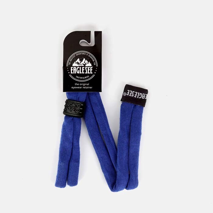 Sunglass retainer / Strap for Sunglasses | Simple Blue Cotton