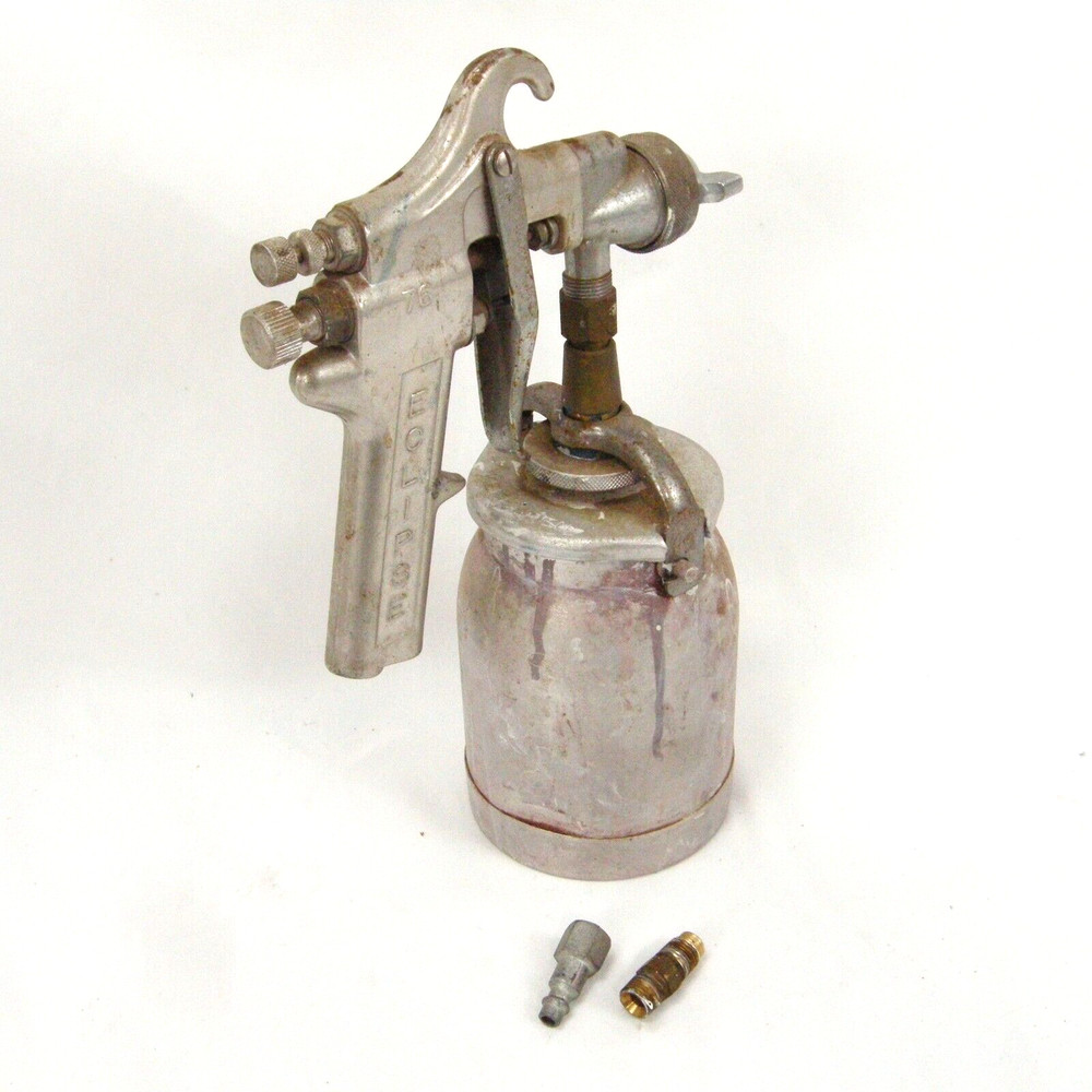 Eclipse 76 Air Compressor Paint Sprayer Gun - VGC - VINTAGE