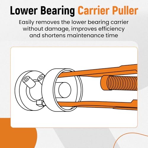maXpeedingrods Lower Bearing Carrier Puller with Adjustable Arms Fit for