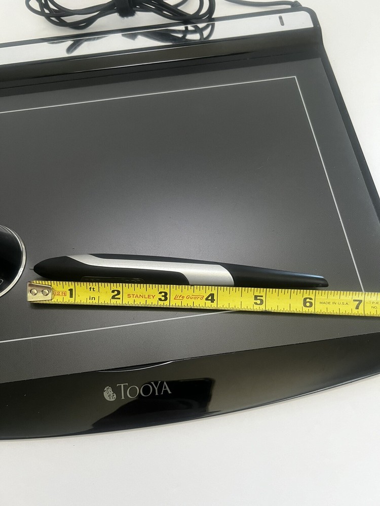 Tooya Pro Professional Graphic Tablet Complete Adobe Elements 7 Slim USB W/ Pen
