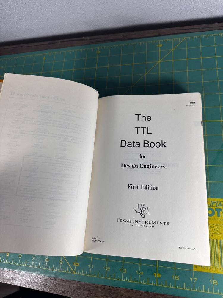 Texas Instruments The TTL Data Book For Design Engineers First Edition