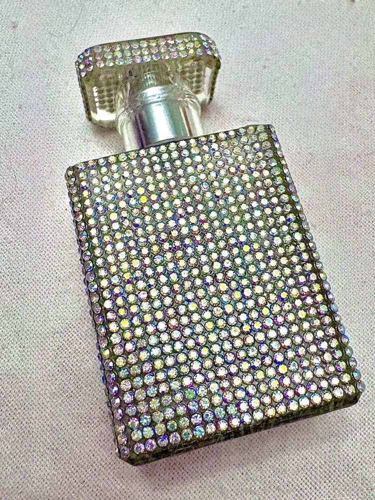 Refillable, Travel Perfume Glass Bottle With Spray/Atomizer BLING (NEW)