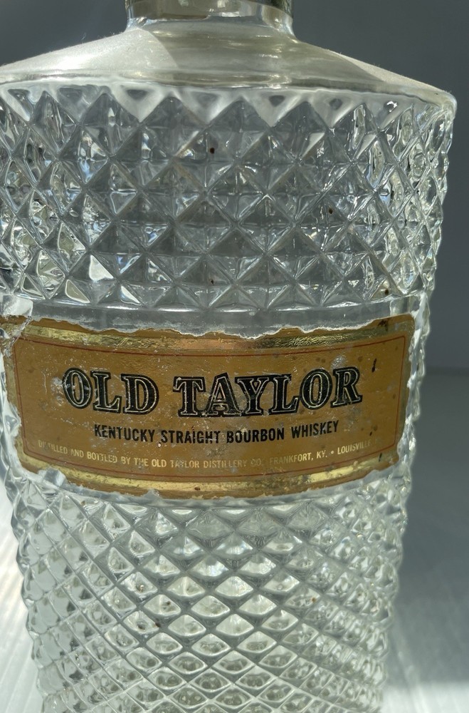 Mid-Century Old Taylor Bourbon Bottle