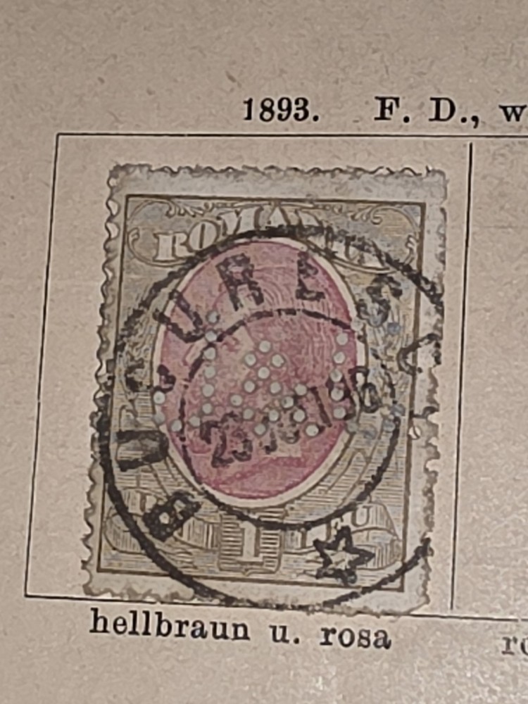 Foreign Romania 1 Bani Stamp Used - #I616