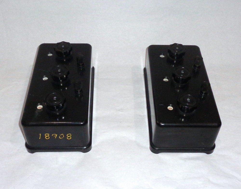 Sargent-Welch Decade Resistor Box 0.1, 1, 10 Ω Ohm