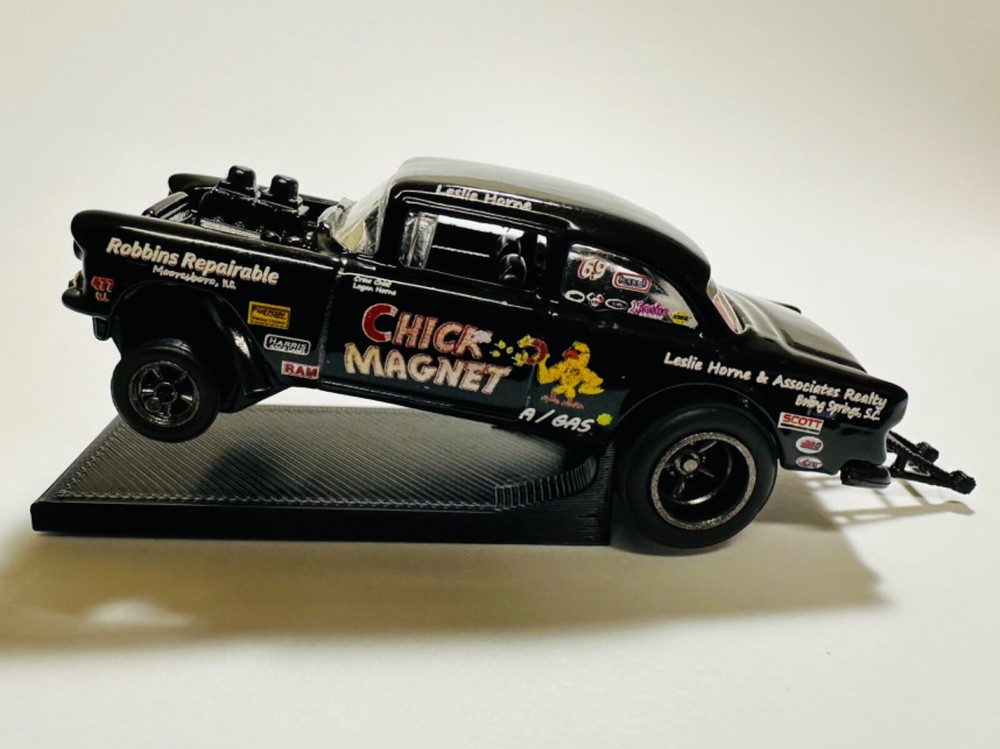 1:64 Gasser diecast wheelie display