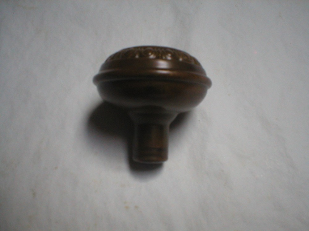 Antique Solid Brass Egg and Dart Doorknob