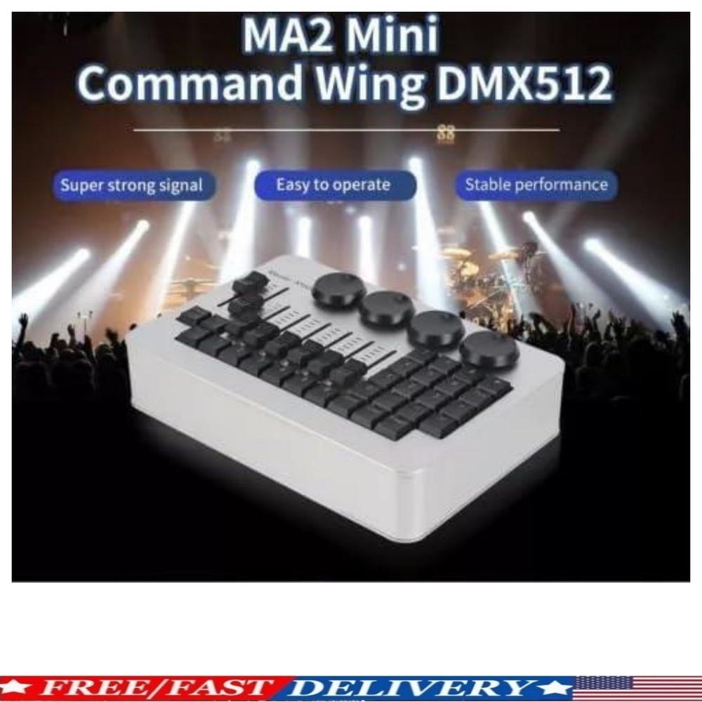 US DJ light console command wing mini console dmx512 stage lighting controller
