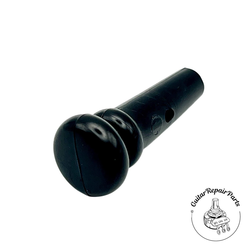 Plastic Endpin Strap Button For Acoustic Guitar (1 pc) - Black