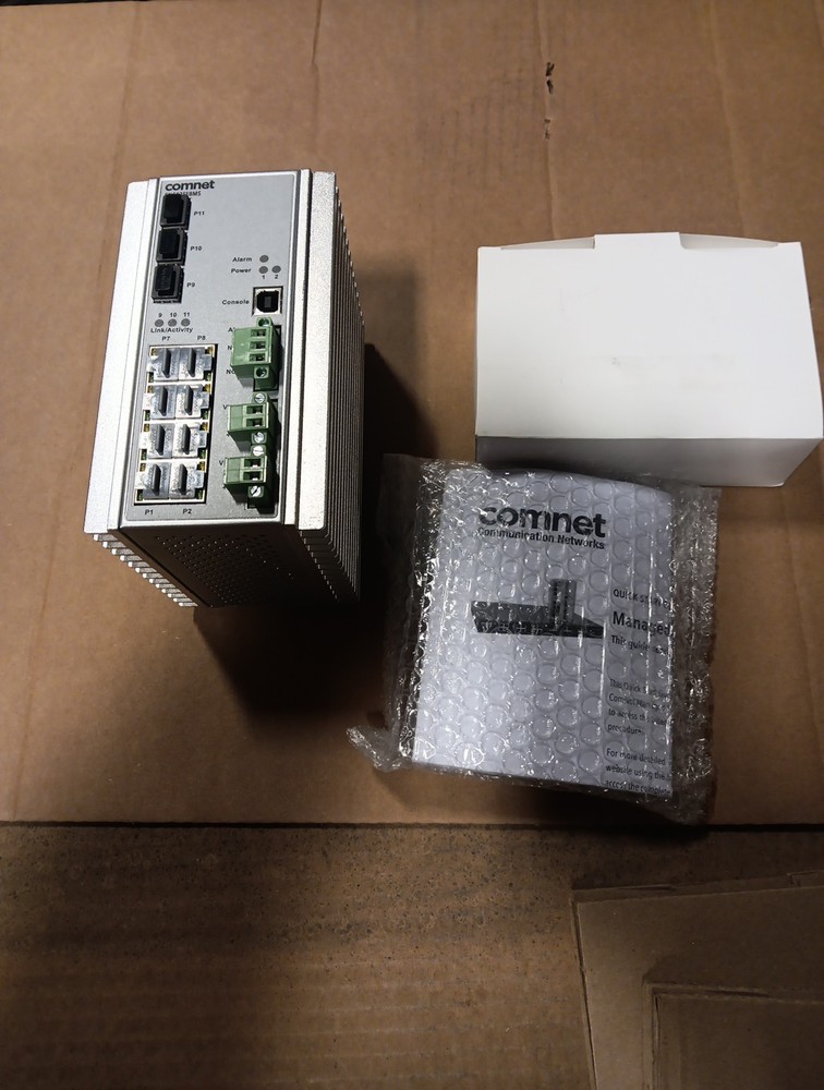 New ComNet CNGE3FE8MS  Hardened Managed Layered 11 Port  2+ Ethernet Switch