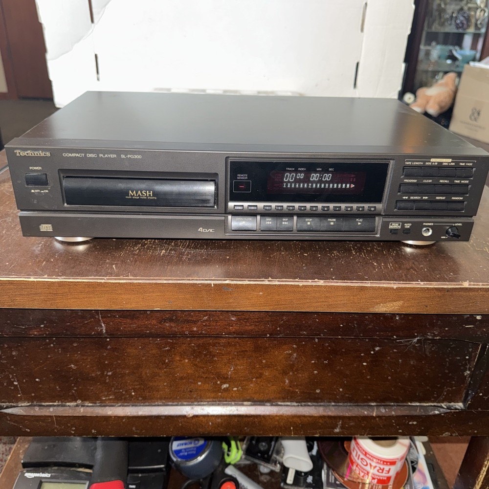 Vintage 1992 Technics SL-PG300 Compact Disc Player Tested and Working