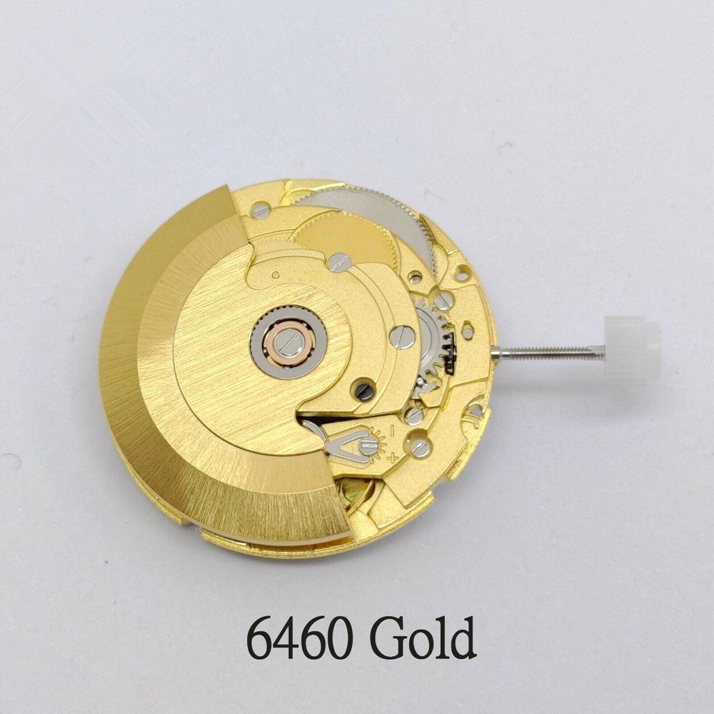 4-Hand Gold Plate Automatic Mechanical Watch Movement Replace For ETA 2836-2 GMT