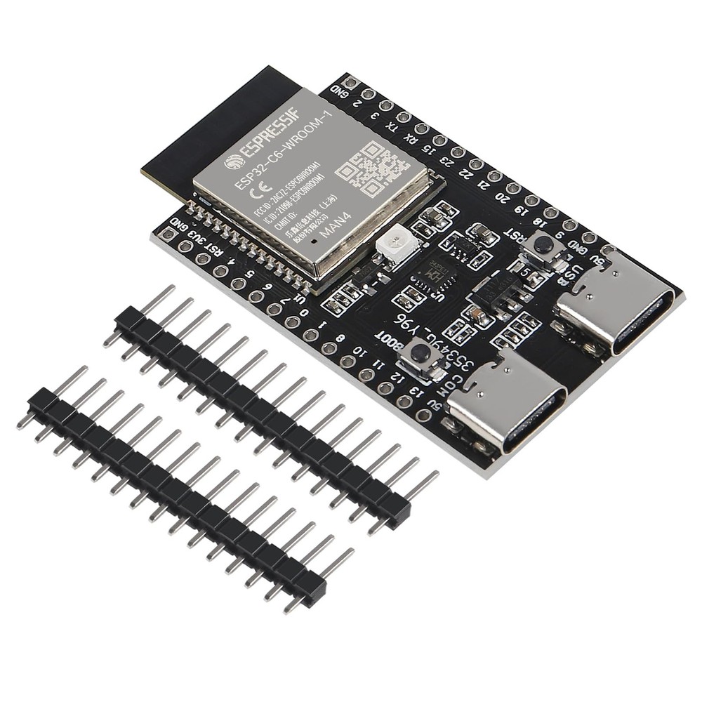 3 PCS ESP32C6WROOM1 Dual Core TypeC Development Board MCU WiFi Module
