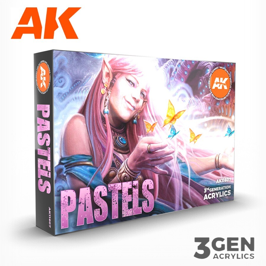 AK Interactive: Pastel Colors - Paint Set - AK11607