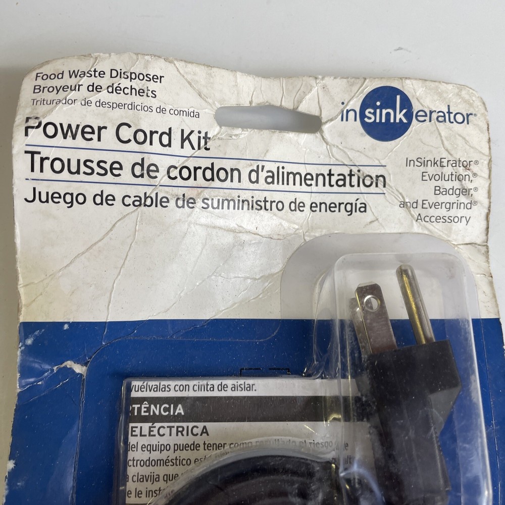 InSinkErator CRD-00 Power Cord Kit for InSinkErator Badger Evolution Emerson
