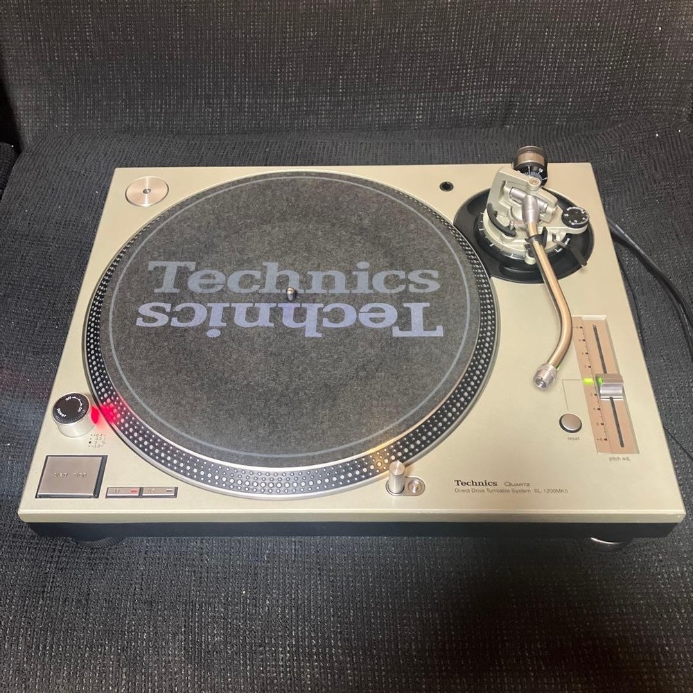 Technics SL-1200MK5 Silver Direct Drive Turntable Tested Scratch DJ Working