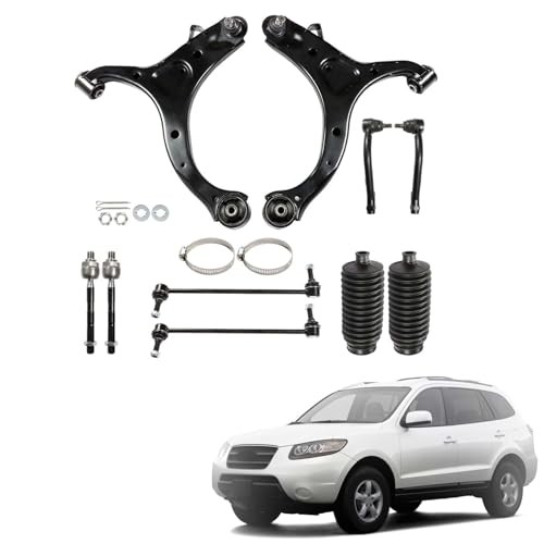 10-Pack Front Lower Control Arm Sway Bar Link Replacement for S-anta Fe 2007