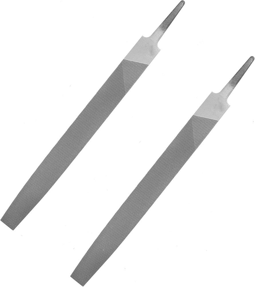 Axe File Sharpener Set 2PCS 8Inch, Flat Metal Axe File Rectangular Cut Mill Smo