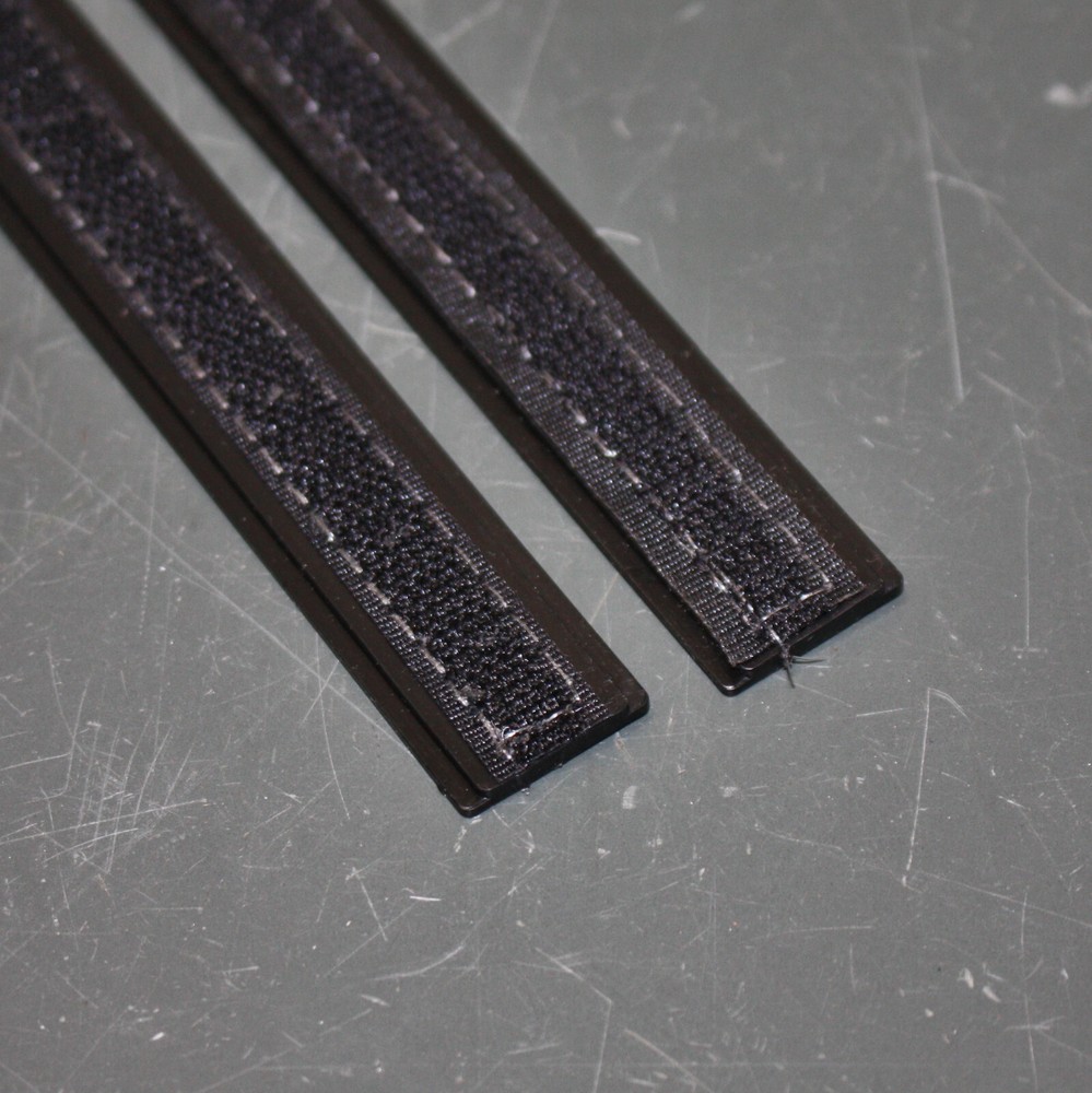 (6) 3M Scotch-Brite Mop Frame Hook And Loop Replacement Strips 20333, 1" x 14"