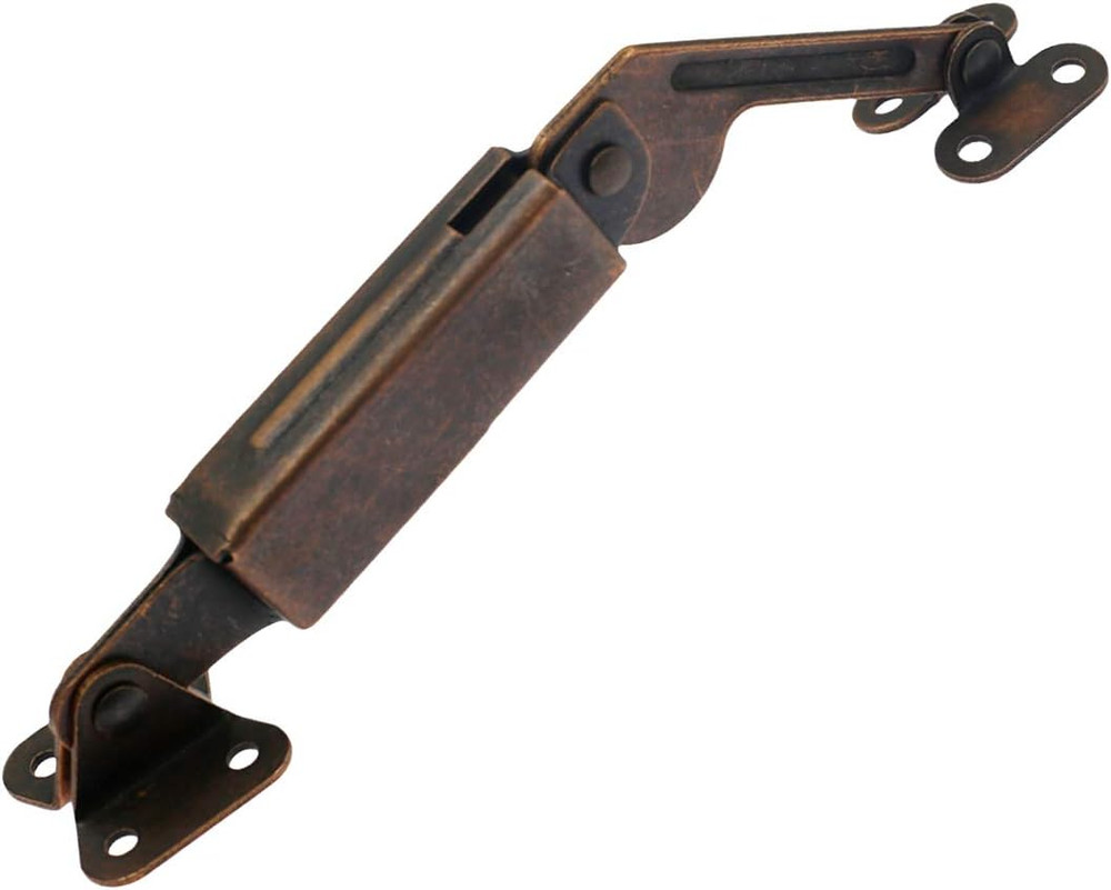 Luomorgo 2 Pcs Spring Lid Support Universal down Hinge Support Box Cabinet Hardw