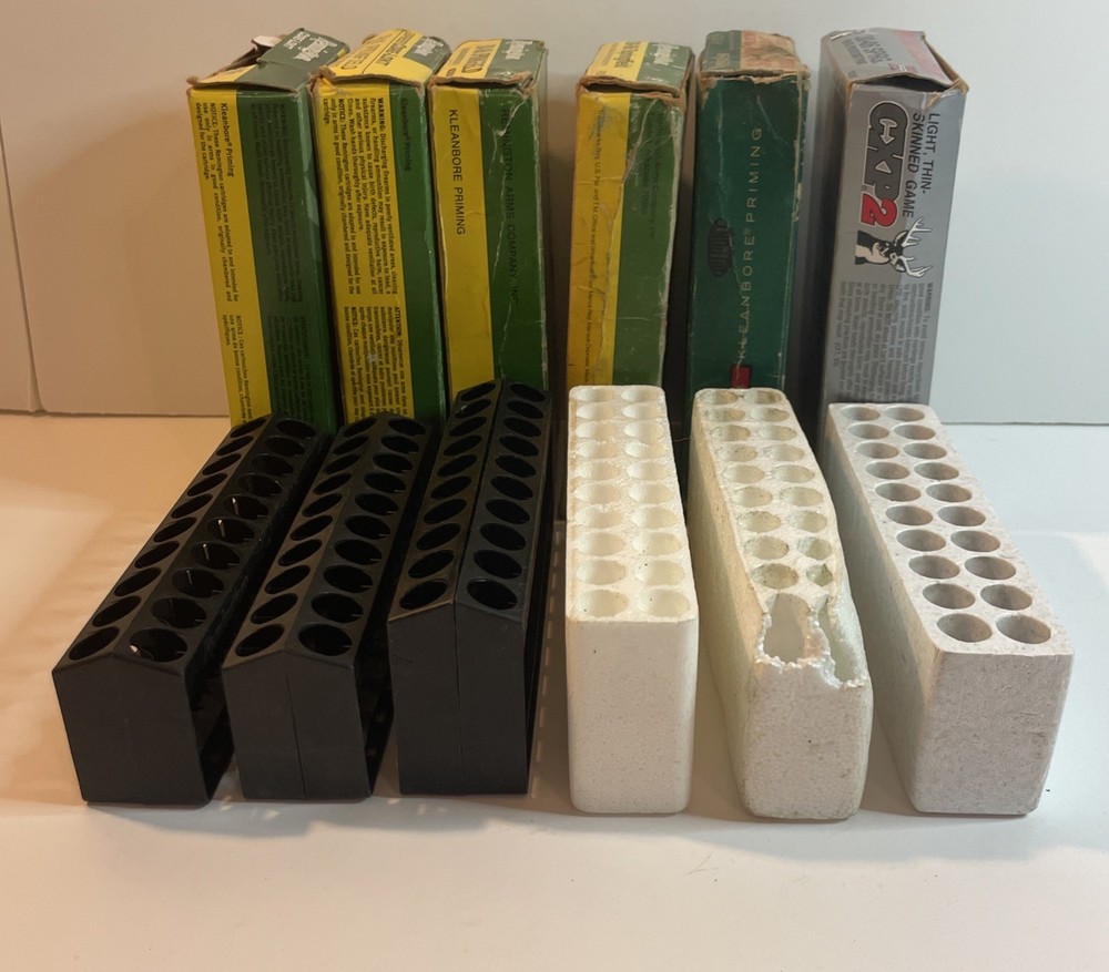 30-06 EMPTY Ammo Boxes With Inserts 9 Boxes Remington Winchester