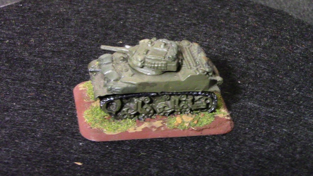 🔥 Pro-Painted 15mm Old Glory WW2 US M5 Stuart