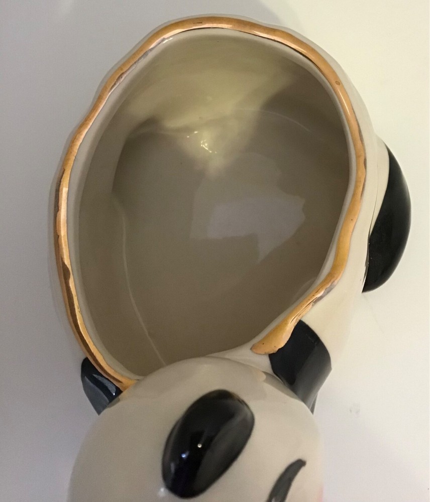 Anthropologie Gail CC “Panda” Planter
