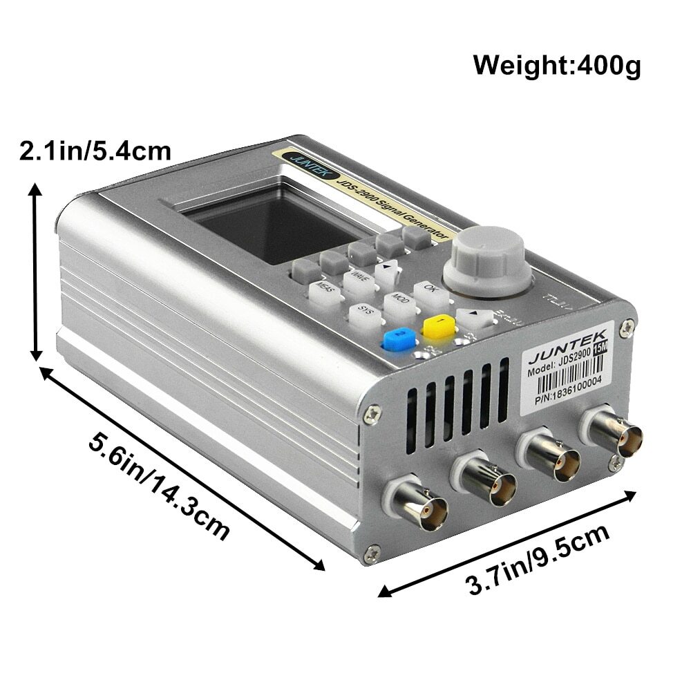 60MHz DDS Function Signal Generator Digital Control Dual-channel Frequency Meter